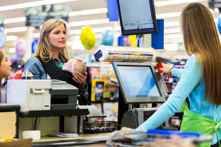 point of sale for grocery store