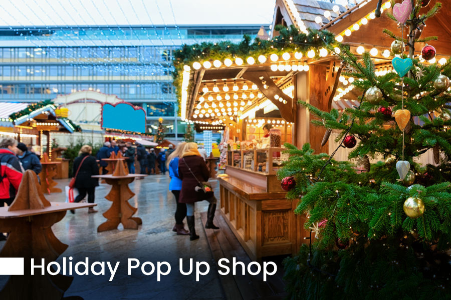 holiday pop up shop